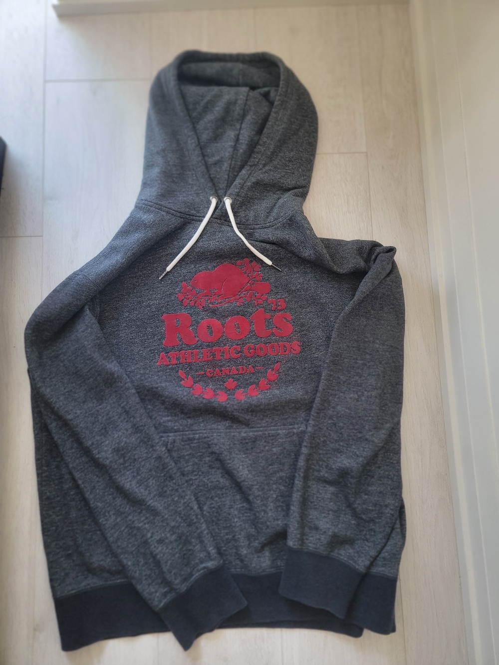 Roots Canada Hooded Sweatshirt XL-TG Grey
